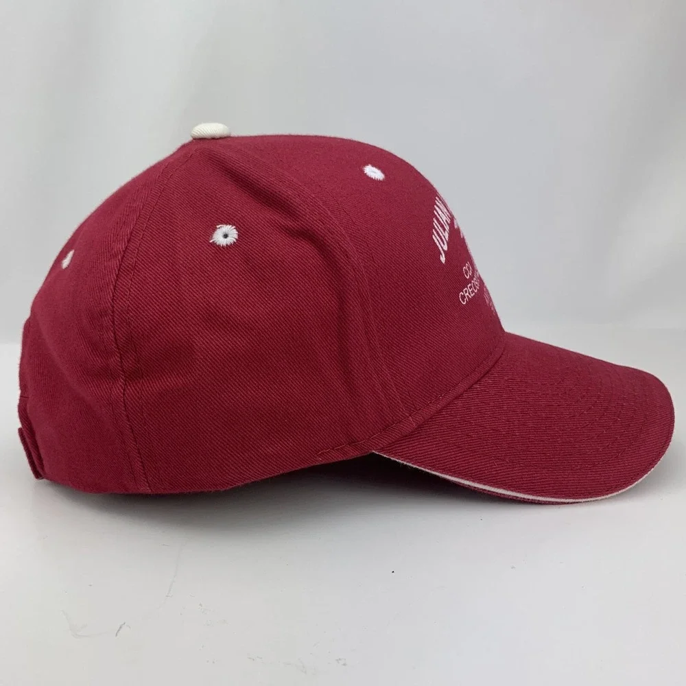 Julian Lumber Co Hat Antlers, OK Red Adjustable OSFM Outdoor Cap